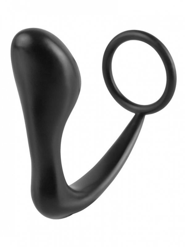 PipeDream - Ass-Gasm Cockring Plug Nero